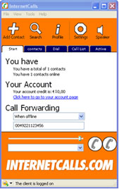 клиент для Windows Voip провайдер InternetCalls.com
